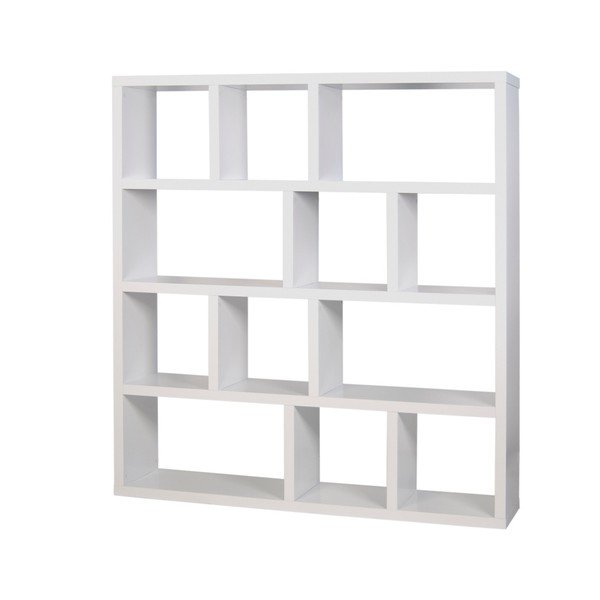 Valge raamaturiiul 150x159 cm Berlin - TemaHome-image-2