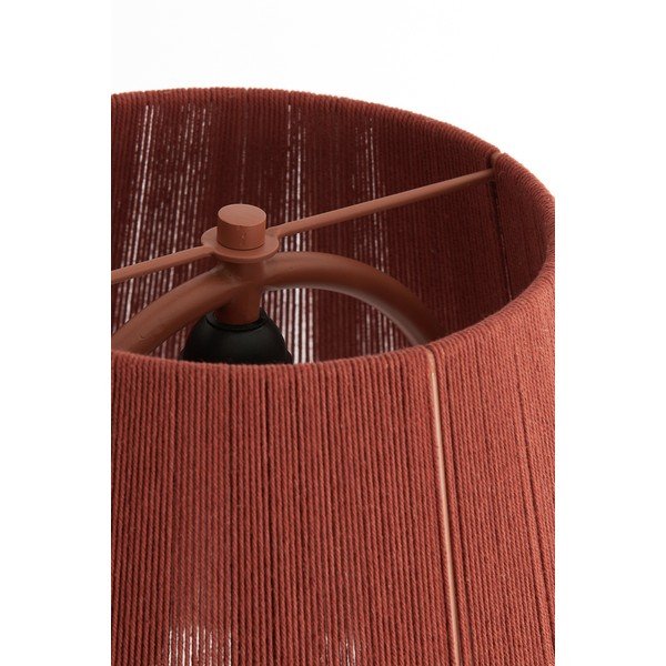 Telliskivi värvi laualamp tekstiilist varjuga (kõrgus 58 cm) Espino - Light & Living-image-4