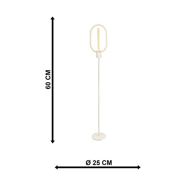 Valge LED põrandavalgusti (kõrgus 132 cm) Goktug - Squid Lighting-image-4