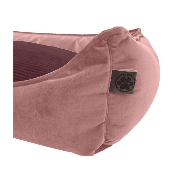 Puuderroosa koeravoodi Cocoon, 90 x 70 cm - Ego Dekor-image-1