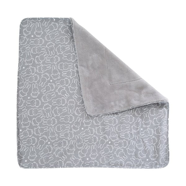 Hall mikroplüüsist laste tekk 80x80 cm Miffy - Roba