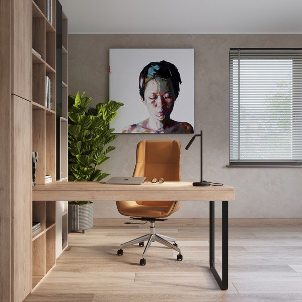 Must lauavalgusti (kõrgus 43 cm) Fideus - Sollux-image-2