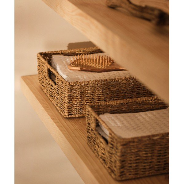 2 mererohust korvi komplektis 36x27x10 cm Tossa - Kave Home-image-1