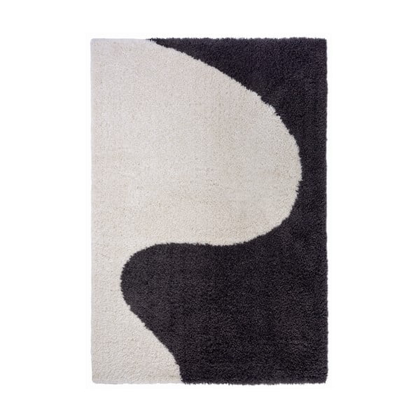 Must-valge vaip 160x230 cm - Elle Decoration