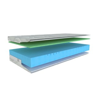 Kõva/eriti kõva kahepoolne/termoreguleeriv vahtmadrats 140x190 cm Polargel Superior - Materasso