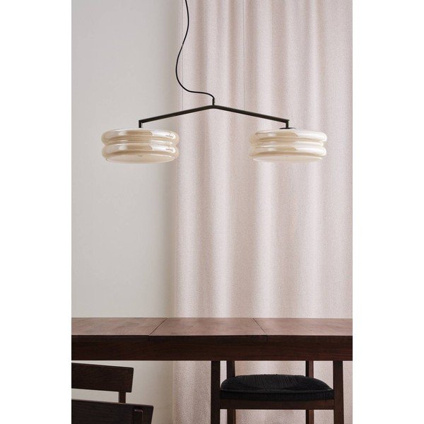 Pruun/kreemikas opaalklaasist ripplamp Apelqvist - Jotex-image-2