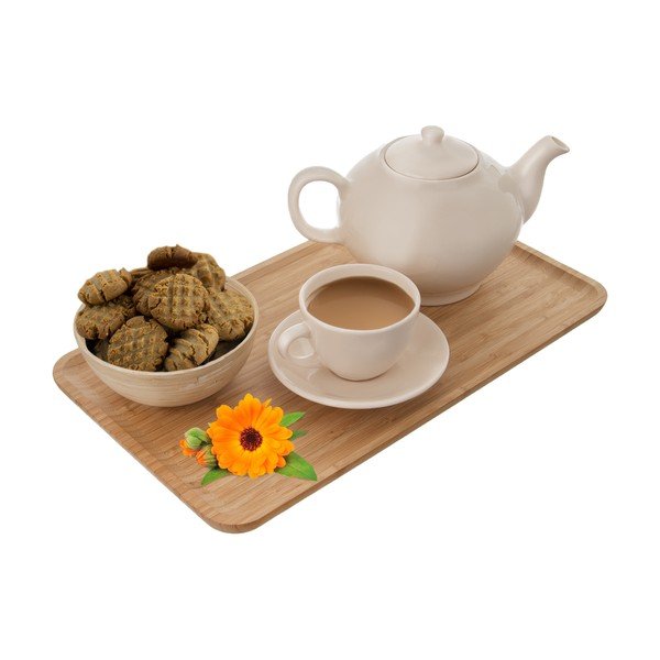 Bambusest pruun serveerimistaldrik, 25 x 44 cm. - Orion-image-1