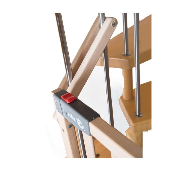 Puiduvärvi pöögi täispuidust turvavärav – Roba-image-4