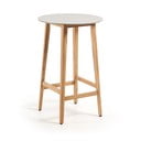 Eukalüpti puidust rõdulaud Giorgia, ⌀ 70 cm - Kave Home