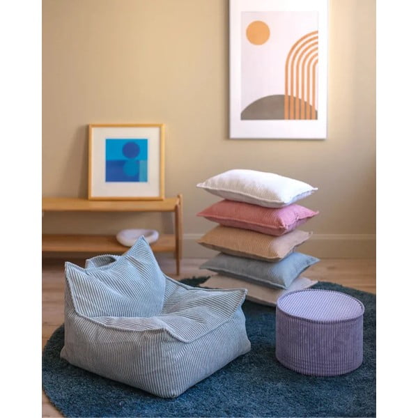 Mündivärvi velvetist laste diivanipadi Bolster - Wigiwama-image-2