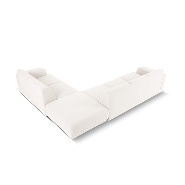 Valge bukleekangast nurgadiivan (parem nurk) Molino - Micadoni Home-image-3