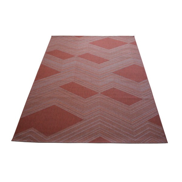 Vysoce odolný koberec Floorita Red Retro, 200 x 250 cm