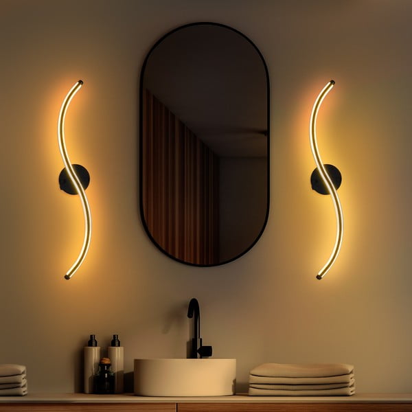 Must LED seinavalgusti Yilan - Opviq lights-image-3