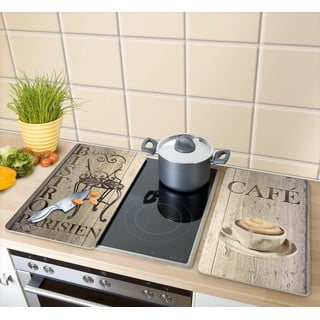 Klaasist pliidikatte komplekt 2 tk, 52 x 30 cm Bistro - Wenko