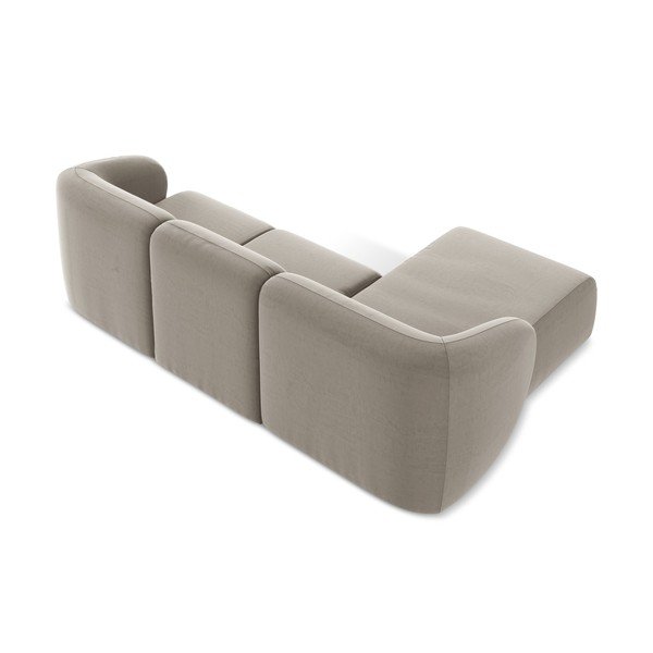 Helepruun sametist nurgadiivan (vasak nurk/diivanvoodiga) Lani - Makamii-image-3