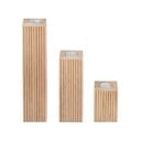 Puidust küünlajalad 3tk komplektis Dreva - Blomus