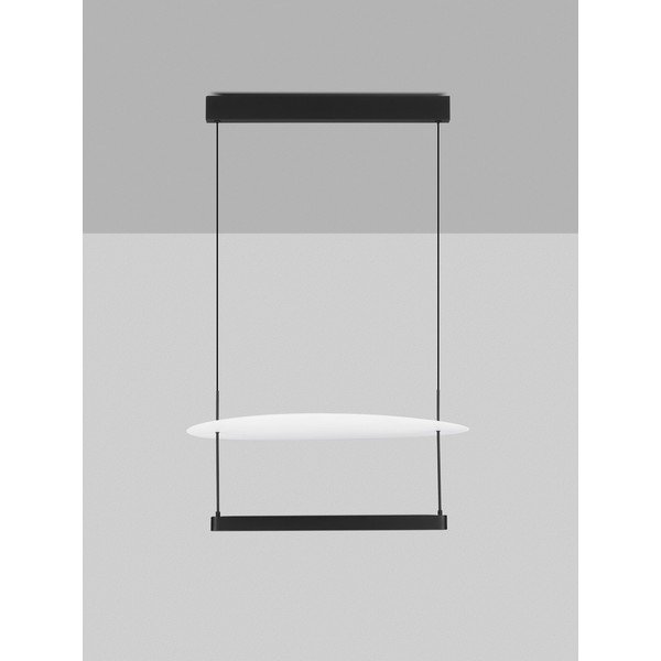 Valge/mattmust alumiiniumist hämardatav LED-rippvalgusti ø 60 cm Diona - Nova Luce-image-4