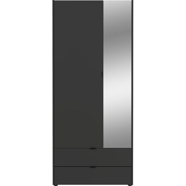 Antratsiitne garderoobikapp peegliga 84x196 cm Tuscon - Germania