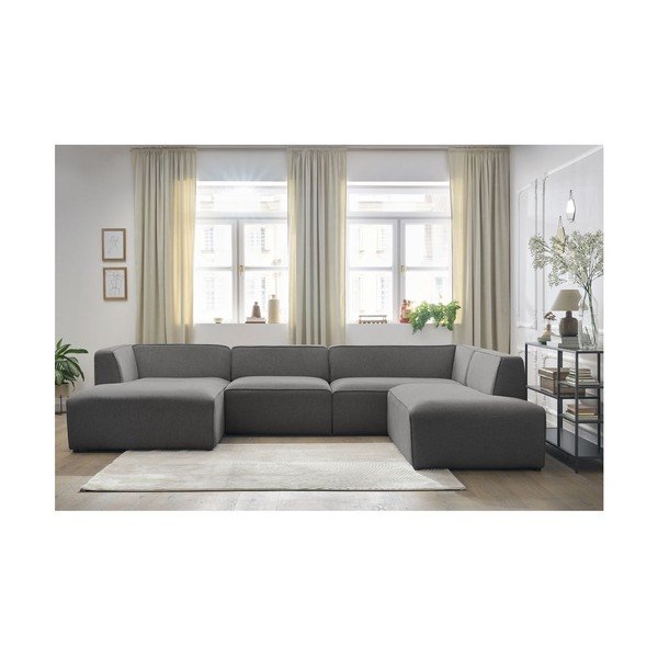 Tumehall mooduldiivan (parem nurk/U-kujuline) Megeve - Bobochic Paris-image-1