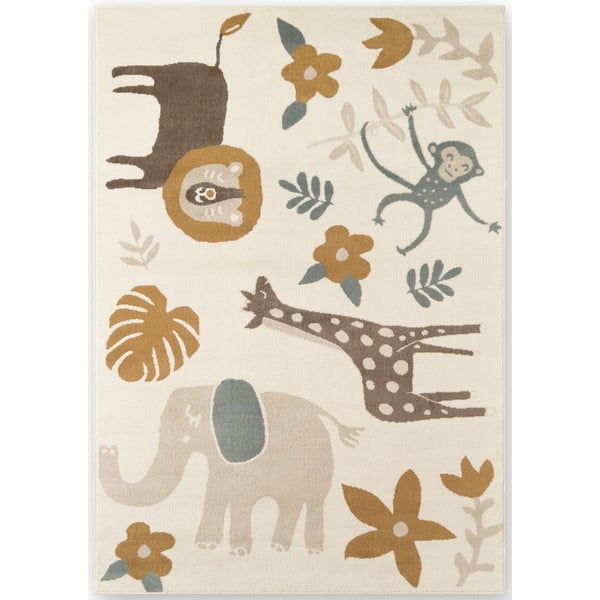 Kreem laste vaip 160x235 cm Animal Safari – Hanse Home