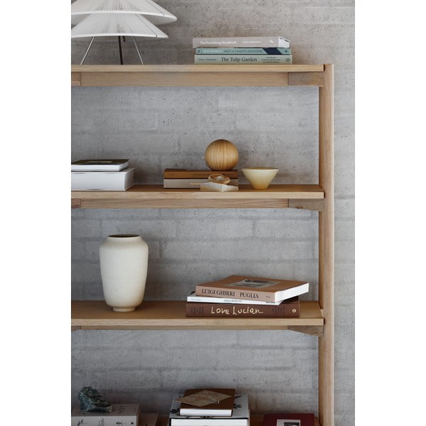 Tammespoonist raamaturiiul 86x160x30 cm Braidwood - Actona-image-1