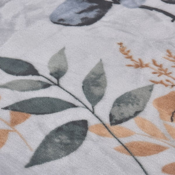 Hallikas-sinine üheinimese mikrofliisist voodipesu 140x200 cm Greta – My House-image-3