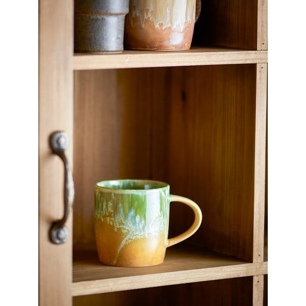 Kollane/heleroheline kivikeraamikast tass 400 ml Milani - Bloomingville-image-1