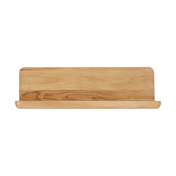 Tammepuidust riiul heledas naturaalses värvitoonis 40 cm Salina - House Nordic-image-3