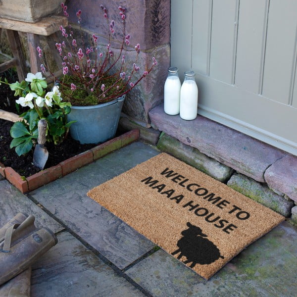 Kookoskiududest matt 40x60cm Welcome to Maaa House - Artsy Doormats-image-3