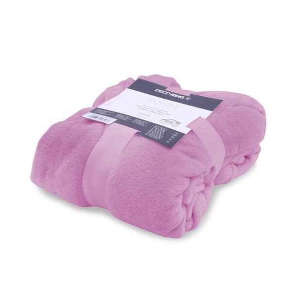 Fialový unisex župan z mikrovlákna DecoKing Robby, velikost XL-image-2