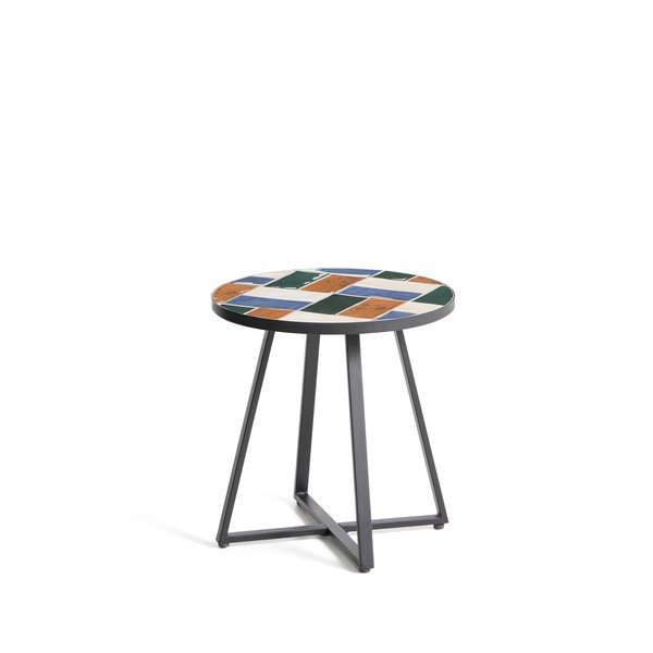 Ümmargune aialaud keraamilise pealispinnaga ø 45 cm Tella - Kave Home