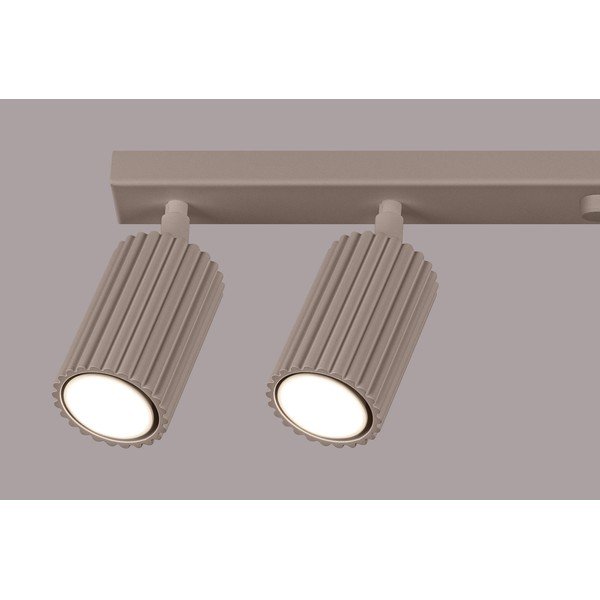 Taupepruun metallist kohtvalgusti 6,5x117 cm Gleam - Sollux-image-2