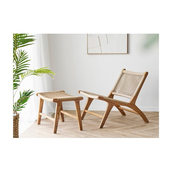 Punutisega tugitool jalatoega - Derby – House Nordic-image-1