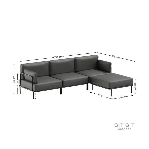 Tumehall aia diivanimoodul 234 cm Salve - Sit Sit-image-4
