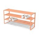 Lõhevärvi terasest kingariiul 100x48,5x29 cm Rex - Spinder Design