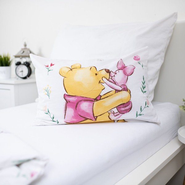 Puuvillane beebivoodipesu 100x135 cm Winnie the Pooh "Pooh Hugs" - Jerry Fabrics-image-2