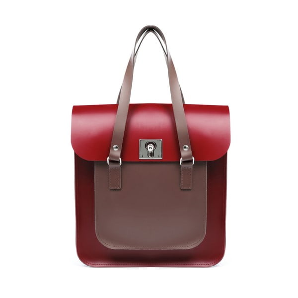 Kožená kabelka Rosemont Red/Chestnut XL