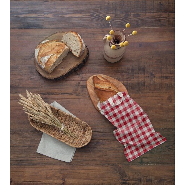 Linane leivakott punane Vichy - Really Nice Things-image-1