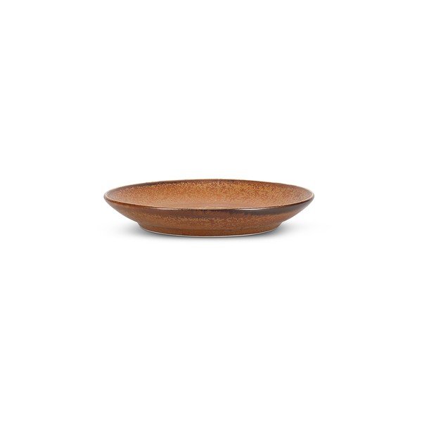 Pruun portselanist alustass ø 14 cm Ovio - BonBistro-image-2