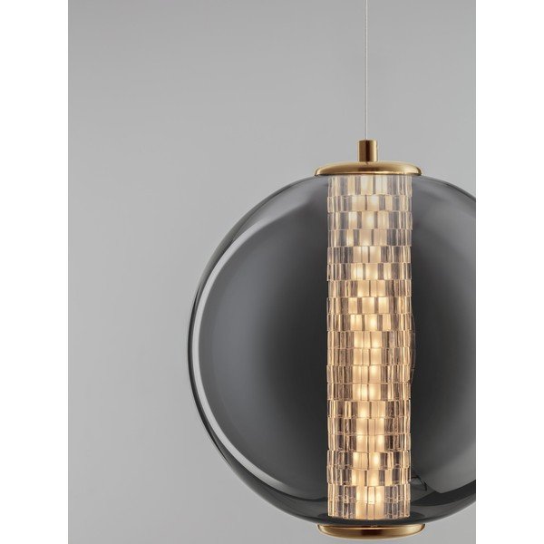 Hall metallist LED-ripplamp klaasist varjuga, ø 22 cm Navi - Nova Luce-image-4