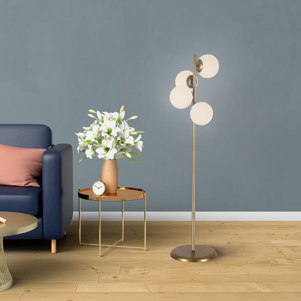 Põrandavalgusti kuldset värvi, kõrgus 130 cm Owl - Squid Lighting-image-3