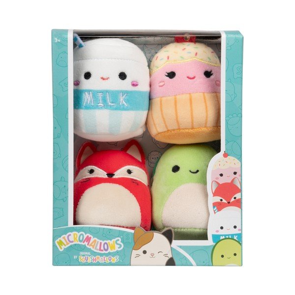 Plüüsist mänguasjad 4tk komplektis Micromallows 4Pack - SQUISHMALLOWS-image-4