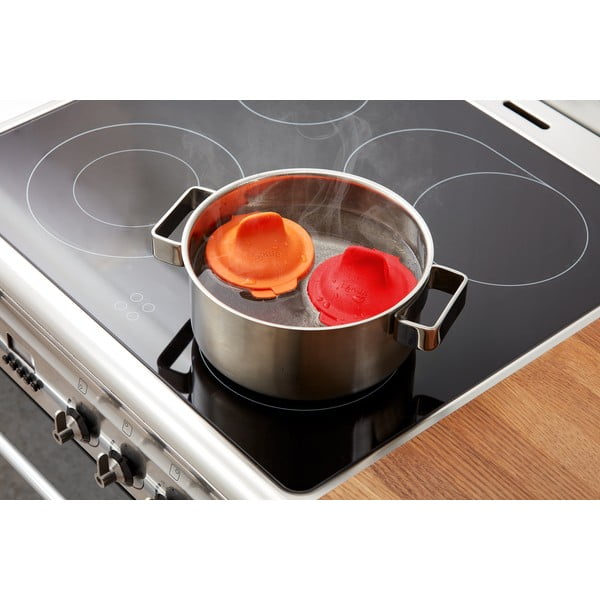 Punane silikoonist vorm kadunud muna jaoks Pouched - Lékué-image-1