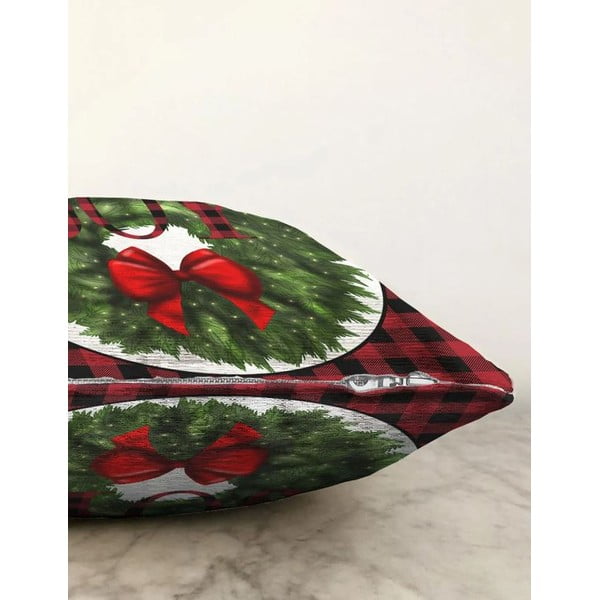 Jõulumotiividega padjapüür 43x43 cm - Mila Home-image-1
