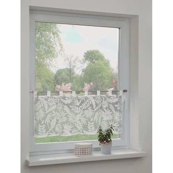 Valge-hall kardin 120x45 cm Calista - Sehlbach-image-1