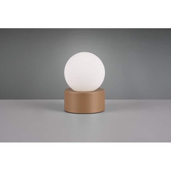 Valge-pruun laualamp (kõrgus 17 cm) Countess - Reality-image-3