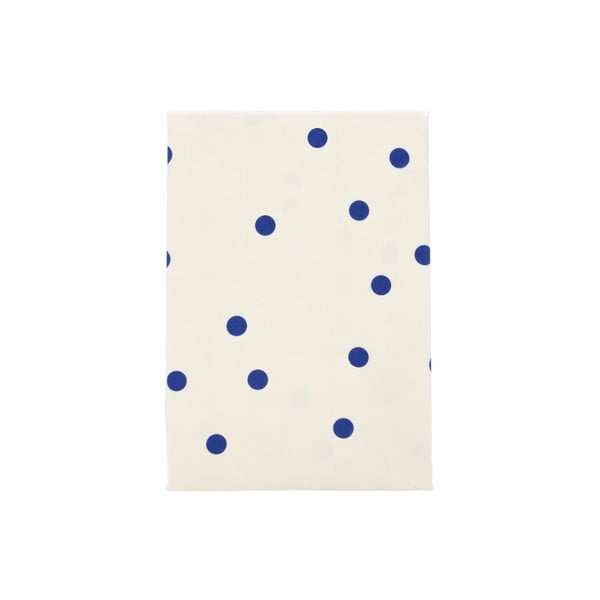 Sinine/kreem puuvill-satiinist voodipesu üheinimesevoodile 140x200 cm Solaris - Södahl-image-3