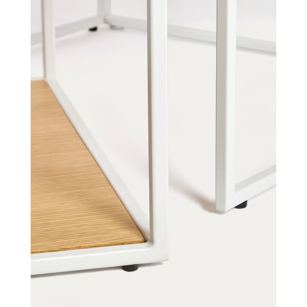 Tammespoonist pealispinnaga diivanilauad 2tk komplektis 50x100 cm Yoana - Kave Home-image-2