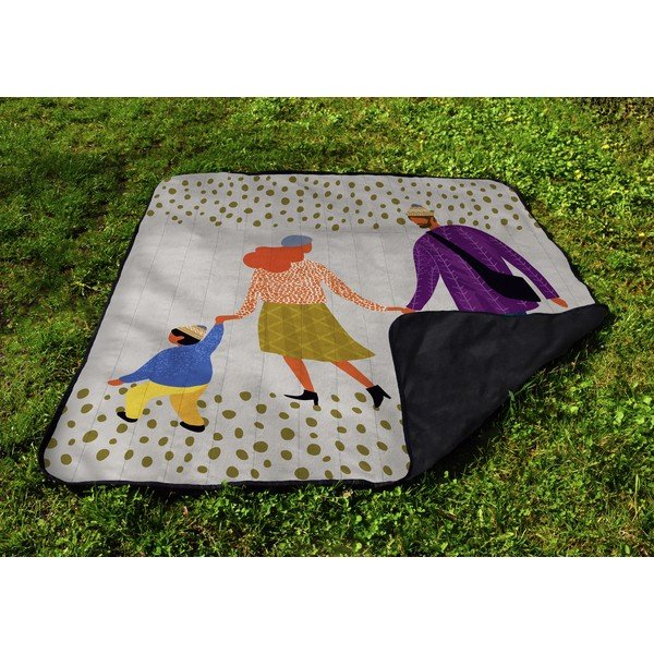 Mikrokiust piknikutekk 145x180 cm Family – Butter Kings-image-1