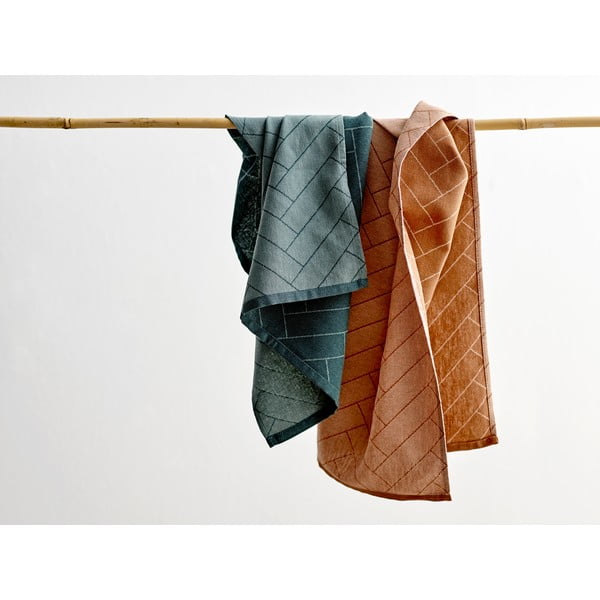 Pruun puuvillane köögirätik, 50 x 70 cm Tiles - Södahl-image-1